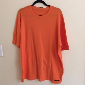 Ermenegildo Zegna Top, XXL, Orange, NWT, Italy